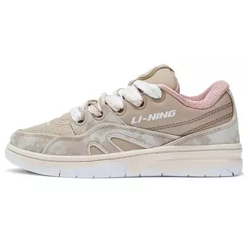 Li-Ning 937 Deluxe SP Low Pigskin Suede Баскетбольные Кроссовки Женские Кроссовки Floating-Earth AGBR096-2 35