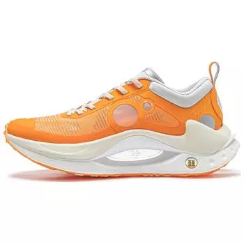 Li Ning Absolute Shadow CRC модные удобные нескользящие легкие повседневные кроссовки с низким верхом мужские кроссовки золотисто-оранжевые AZGT017-10 41