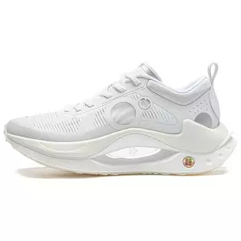 Li Ning Absolute Shadow CRC модные удобные амортизирующие нескользящие низкие повседневные кроссовки для бега женские кроссовки стандартно-белые AZGT018-8 35