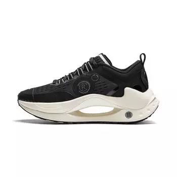 Li Ning Absolute Shadow CRC светоотражающие легкие высокопрочные модные спортивные повседневные туфли женские повседневные туфли черного цвета AZGU042-2 37