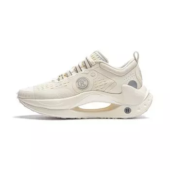 Li Ning Absolute Shadow CRC светоотражающие легкие высокопрочные модные спортивные повседневные туфли женские повседневные туфли светло-старо-желтого цвета AZGU042-1 37