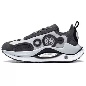 Li Ning Absolute Shadow CRC светоотражающие легкие высокопрочные повседневные низкие кроссовки для повседневной носки мужские туфли дымчато-серого цвета AZGT017-7 44