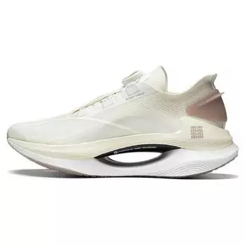Li Ning Absolute Shadow Удобные амортизирующие нескользящие износостойкие низкие повседневные кроссовки для бега унисекс белые серые ARRT013-3 37