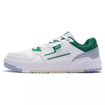 Li Ning Ace V2 нескользящие износостойкие низкие кроссовки для скейтбординга женские кроссовки белые зеленые AGCS156-2 37