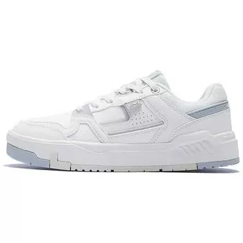 Li Ning Ace V2 удобные мягкие упругие прочные дышащие низкие кроссовки для скейтбординга женские кроссовки белые серые AGCS156-1 35