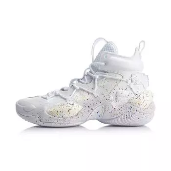 Li-Ning Air Strike 6 удобные нескользящие износостойкие высокие баскетбольные кроссовки мужские кроссовки белые ABAQ011-3 39
