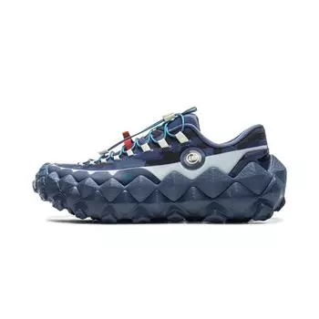 Li Ning Anb X Легкие Высокоэластичные Тренд Спортивные Нескользящие Износостойкие Кроссовки с Низким Верхом Повседневная Обувь Унисекс Повседневная Обувь Синий AZGV113-5 36