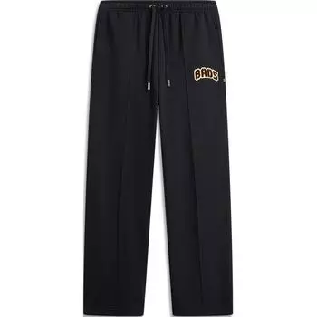 Li Ning Anti-Five 1 Letter прямые штаны на шнуровке флисовые свободные трикотажные спортивные брюки мужские низ черные AKLU521-1 L