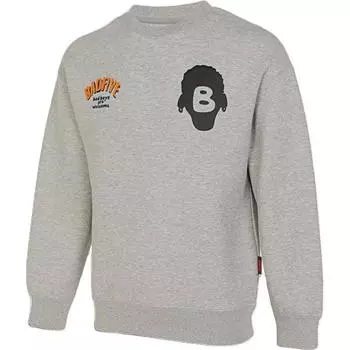 Li Ning Anti-Five Series Круглый вырез Спортивный повседневный пуловер Толстовка Мужская толстовка Серый AWDTA79-3 M