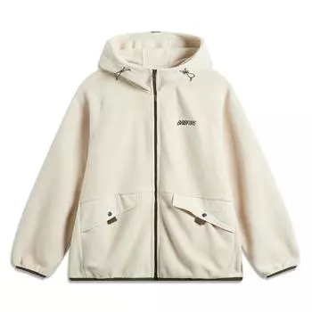 Li-Ning Anti-Five Series Loose Comfortable Warm Fleece Jacket Men Jacket Rock-White Gray AFDU499-1 S