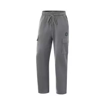 Li-Ning Anti-Five Series Simple Versatile Sports Straight-Leg Mid-Waist Drawstring Casual Pants Men bottoms Smoke-Gray AKLV713-2 L