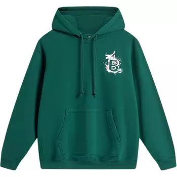 Li Ning Anti-Five Series Удобная повседневная простая свободная толстовка с капюшоном Мужская толстовка Lush-Green AWDU381-4 M