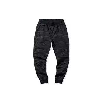 Li Ning Anti-Five Sports Basketball Series Casual Sports Knit Bottoms Men Bottoms Black-Camouflage AKXQ123-3 M