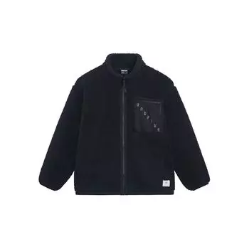Li-Ning Anti-Series, теплая флисовая подкладка, накладной карман, воротник-стойка, толстая зимняя куртка, мужские куртки черного цвета AFDSA67-4 S