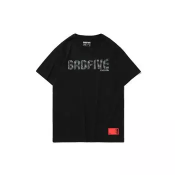 Li-Ning Anti-Wu Basketball Series Повседневная спортивная культура футболка с коротким рукавом мужские топы черные AHSP077-6 L