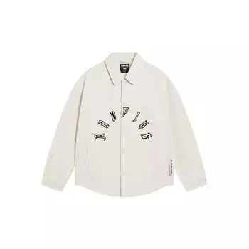 Li-Ning Anti-Wu Series с буквенным принтом, однобортная куртка с длинными рукавами, мужская куртка Off-White AFDT051-1 XL