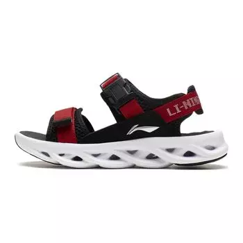 Li Ning Arc 1.0 удобные универсальные амортизирующие детские сандалии детские сандалии черные красные YKUS004-3 35
