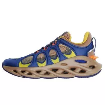 Li Ning Arc Ace удобные повседневные кроссовки с низким верхом унисекс кроссовки сине-коричневые ARHP191-1 41