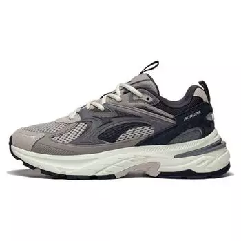 Li-Ning Aurora 2K нескользящие низкие повседневные туфли мужские кроссовки рассветно-серые AGCT107-2 43