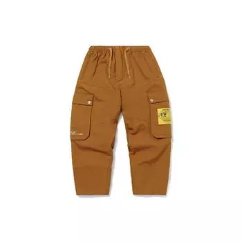 Li Ning AW21 Paris Fashion Week Series Printed Loose Work Bricks Men Bricks Longan-Brown AKXQ415-3 XL