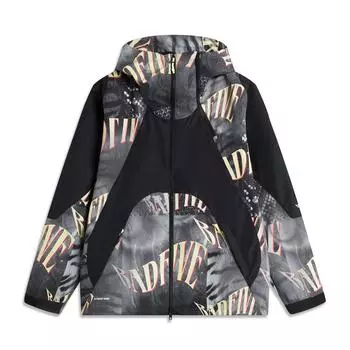 Li Ning Bad Five Basketball Series Ветровка Куртка Мужская Верхняя Одежда Черный AFDU065-4 S