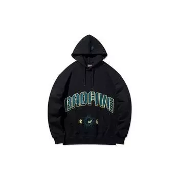 Li Ning Bad Five Loose Hoodie Мужские толстовки с капюшоном черного цвета AWDQ995-3 S