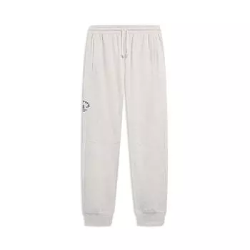 Li Ning Bad Five свободные удобные дышащие трикотажные спортивные брюки с манжетами унисекс брюки светло-серые AKLT327-3 XXL