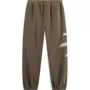 Li Ning Bad Five удобные повседневные свободные флисовые спортивные брюки с буквенным принтом мужские низы сланцево-коричневые AKYU429-2 M