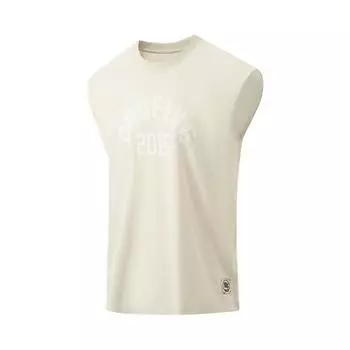 Li Ning Bad Five Удобный влагоотводящий спортивный жилет для мужчин Жилеты овсяно-серого цвета AVSU501-3 L