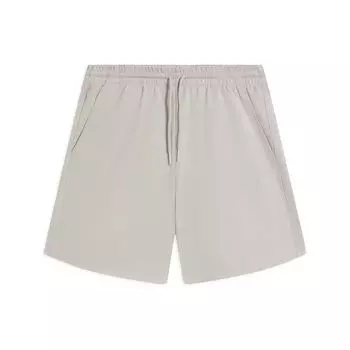 Li Ning Badfive 2022 Shanghai City Limited Series Hoody Solid Color Loose Drawstring Shorts Men shorts Khaki AKSSA75-1 XL