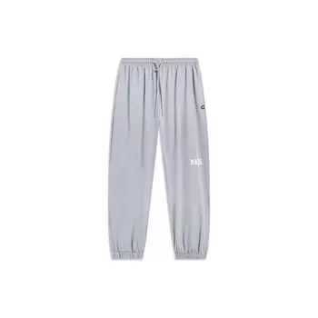 Li-Ning Badfive Баскетбольная серия с галстуком на щиколотке с буквенным принтом, быстросохнущие крутые вязаные спортивные штаны, мужские штаны, Ultimate-серый цвет, AYKT495-3 XXL