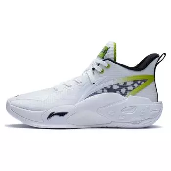 Li-Ning BadFive Бело-зеленые мужские кроссовки ABFS007-1 45