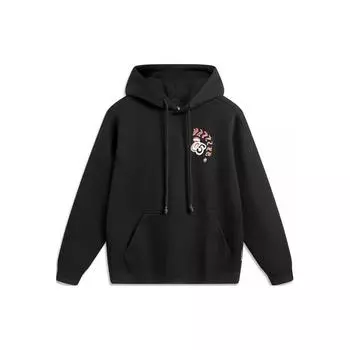 Li Ning Badfive цифровая печать трикотажная толстовка мужская толстовка AWDU085-4 M