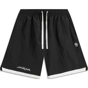 Li Ning Badfive Ice Comfort свободные спортивные шорты мужские шорты черные AKSU487-3 XL