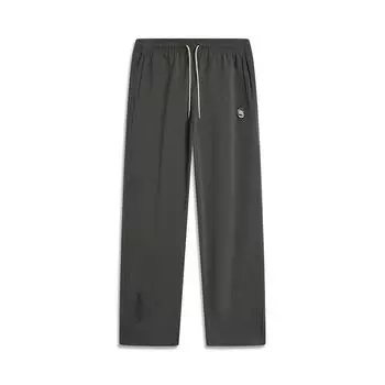 Li-Ning Badfive Moisture-Wicking Loose Straight-Leg Knitted Sports Pants Men Bottoms Graphite-Grey AKLU201-3 M
