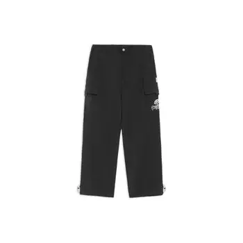 Li-Ning Badfive однотонные прямые повседневные брюки с большим карманом женские брюки черные AKXS300-3 M