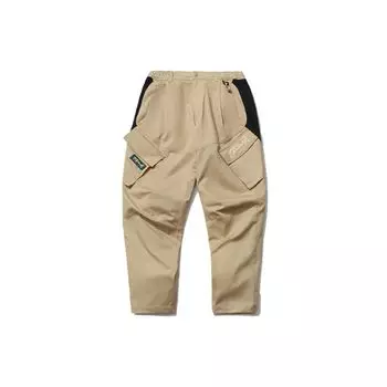 Li Ning Badfive повседневные брюки мужские низ ароматный абрикос AKXR141-1 S