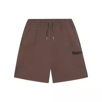 Li-Ning Badfive Series All Hands On Deck Printed Letter Straight Shorts Men Bottoms Dark-Brown AKSS599-3 M