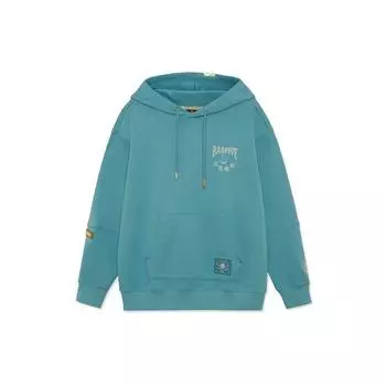 Li Ning Badfive Series Jiangzuo Fengliu Пуловер Толстовка с длинными рукавами Толстовка унисекс Зеленый AWDRE19-3 L