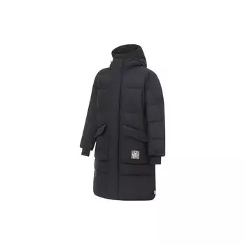 Li-Ning Badfive Series Letter Zipper Hooded Дышащая куртка с длинным рукавом для мужчин Куртки черные AYMT143-1 L