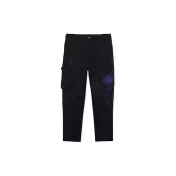 Li Ning Badfive Series Pure Color Loose Casual Printed Long Bottoms Men Bottoms Black AKXR553-1 S