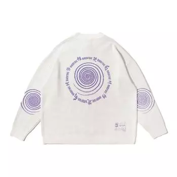 Li-Ning Badfive Series Свободный пуловер Вязаный свитер Мужские топы Белый AMBR071-2 L