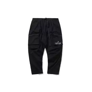Li Ning Badfive Sho B R Chun Series повседневные длинные брюки мужские низы черные AKXP309-2 L