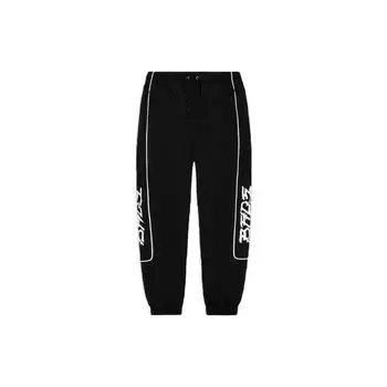 Li-Ning Мужские трикотажные джоггеры с логотипом Badfive, черные AYKS515-1 XL