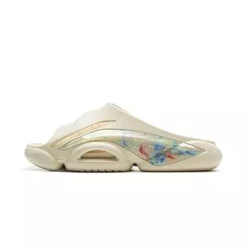 Li Ning Badfive Slide Og Универсальные Повседневные Дышащие Легкие Нескользящие Шлепанцы Мужская Обувь Желтый ABTV007-3 39