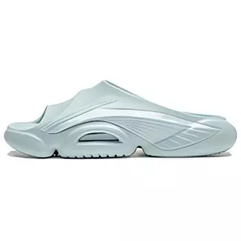 Li Ning Badfive Slide Удобные универсальные толстые подошвы, увеличивающие рост, нескользящие износостойкие сандалии-слайды, мужские сандалии светло-зеленого цвета ABTU001-4 43