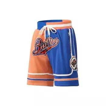 Li Ning Badfive Спортивные баскетбольные шорты с цветным принтом и буквами, свободные повседневные шорты для соревнований, мужские шорты, ярко-королевские, синие, каштаново-коричневые AAPR005-2 S