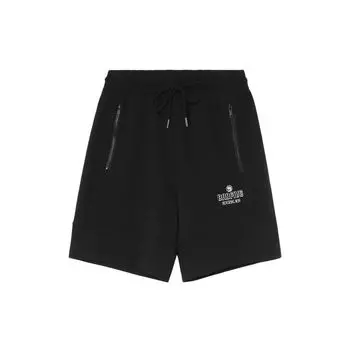 Li Ning Badfive Sports Basketball Series Letter Print Вязаные спортивные шорты мужские шорты черные AKSR335-1 S