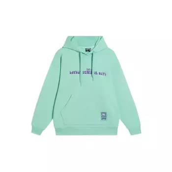 Li-Ning Badfive Subseries клетчатая толстовка с буквенным принтом и длинными рукавами женская толстовка ледяного цвета AWDS646-3 L