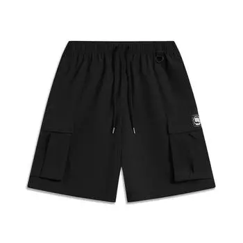 Li Ning Badfive Свободные Удобные Повседневные Универсальные Спортивные Шорты Мужские шорты Черные AKSV031-2 2XL